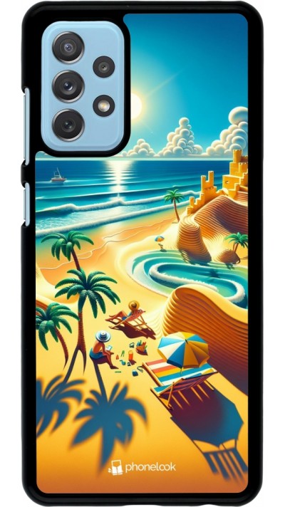 Samsung Galaxy A72 Case Hülle - Sonnenuntergang Brise