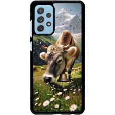 Samsung Galaxy A72 Case Hülle - Kuh Berg Wallis