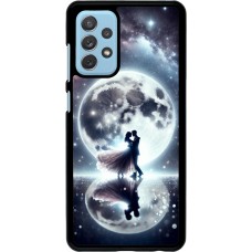 Samsung Galaxy A72 Case Hülle - Valentin 2024 Liebe unter dem Mond