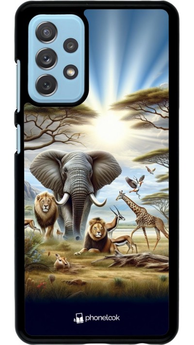 Samsung Galaxy A72 Case Hülle - Afrikanisches Wildleben