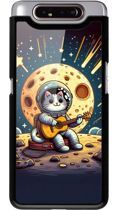 Samsung Galaxy A80 Case Hülle - AstroKatze RockMond