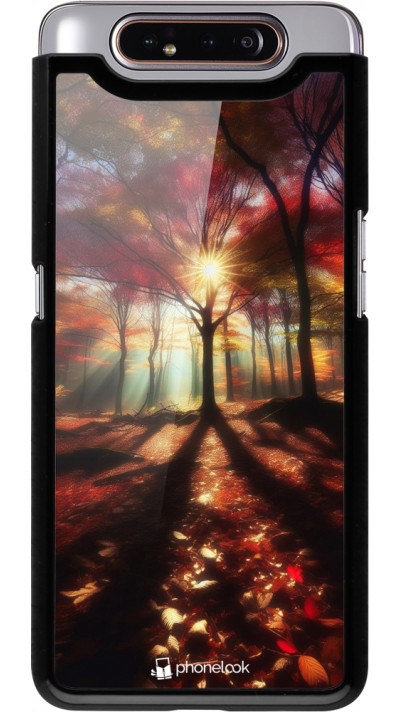 Samsung Galaxy A80 Case Hülle - Herbstlicher goldener Glanz