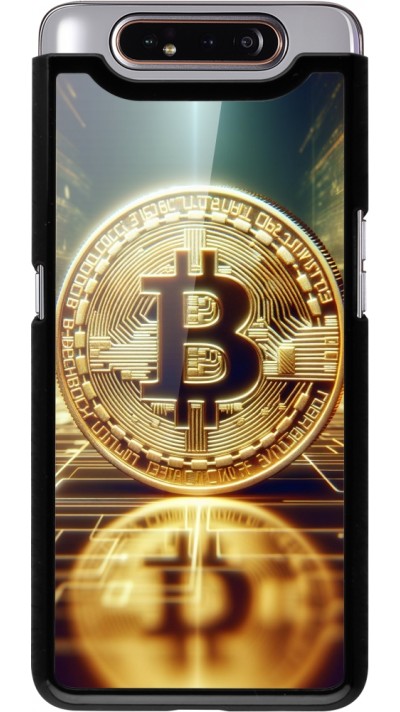 Samsung Galaxy A80 Case Hülle - Bitcoin Stehen