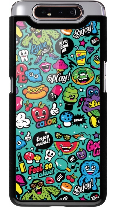 Samsung Galaxy A80 Case Hülle - Cartoons old school