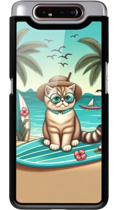 Samsung Galaxy A80 Case Hülle - Chat Surf Stil