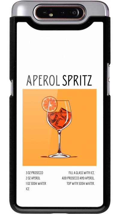 Samsung Galaxy A80 Case Hülle - Cocktail Rezept Aperol Spritz