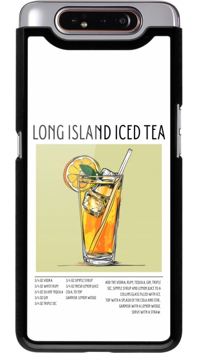 Samsung Galaxy A80 Case Hülle - Cocktail Rezept Long Island Ice Tea