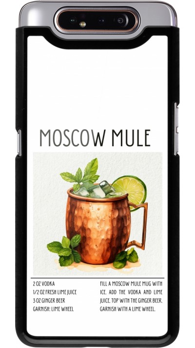 Samsung Galaxy A80 Case Hülle - Cocktail Rezept Moscow Mule