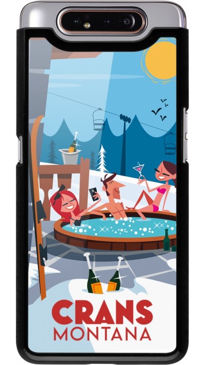 Samsung Galaxy A80 Case Hülle - Crans-Montana Mountain Jacuzzi