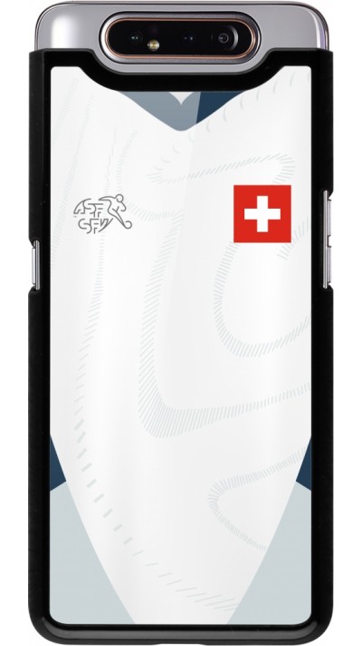 Coque Samsung Galaxy A80 - Maillot de football Suisse Extérieur personnalisable