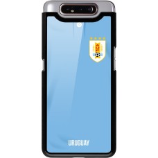 Samsung Galaxy A80 Case Hülle - Uruguay 2022 personalisierbares Fussballtrikot