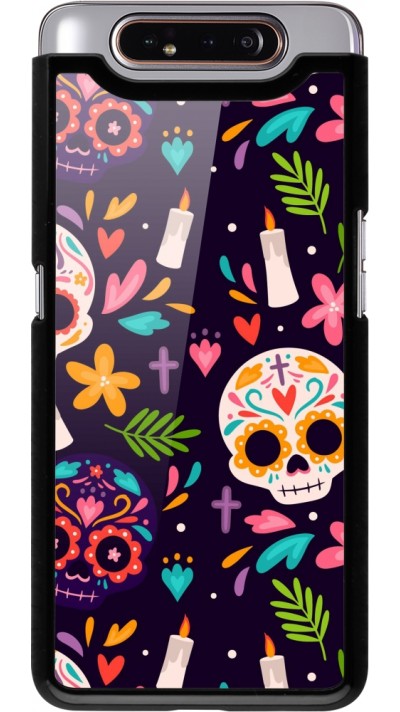 Samsung Galaxy A80 Case Hülle - Halloween 2023 mexican style