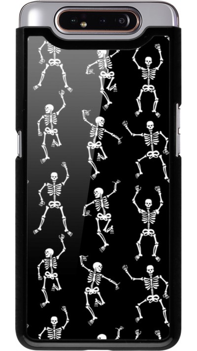 Samsung Galaxy A80 Case Hülle - Halloween 2024 dancing skeleton