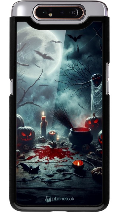 Samsung Galaxy A80 Case Hülle - Halloween 2024 Dunkler Mond