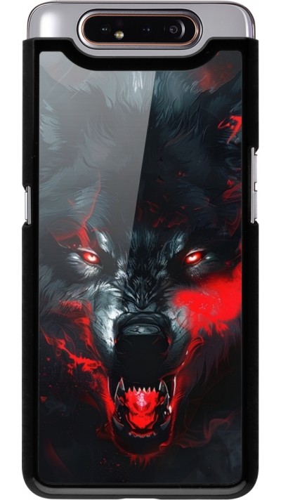 Samsung Galaxy A80 Case Hülle - Halloween 2024 mad werewolf