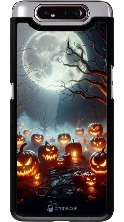 Samsung Galaxy A80 Case Hülle - Halloween 2024 Viele Kuerbisse