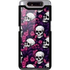 Samsung Galaxy A80 Case Hülle - Halloween 2024 romantic skulls