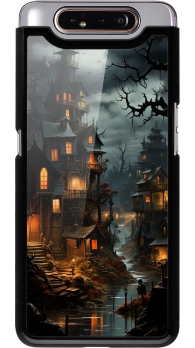 Samsung Galaxy A80 Case Hülle - Halloween 2024 scary town