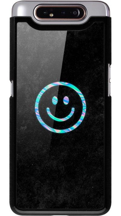 Samsung Galaxy A80 Case Hülle - Happy smiley irisirt