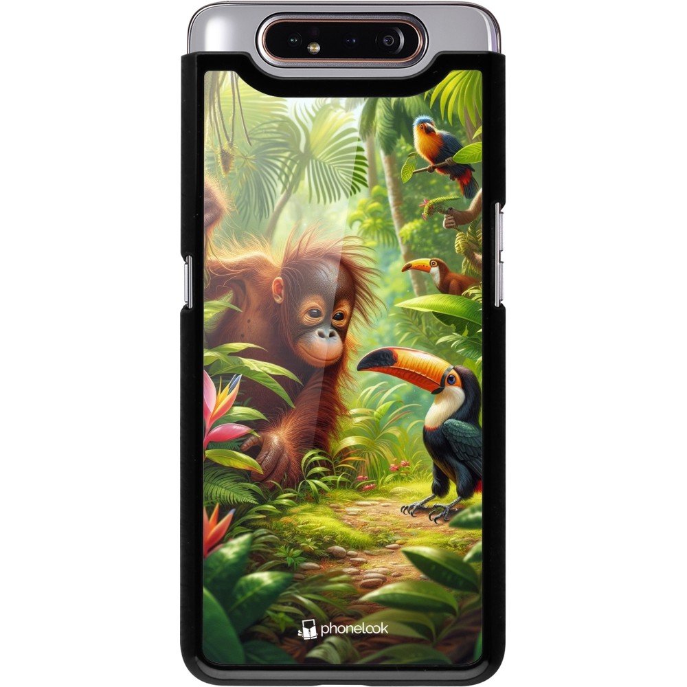 Samsung Galaxy A80 Case Hülle - Tropischer Dschungel Tayrona