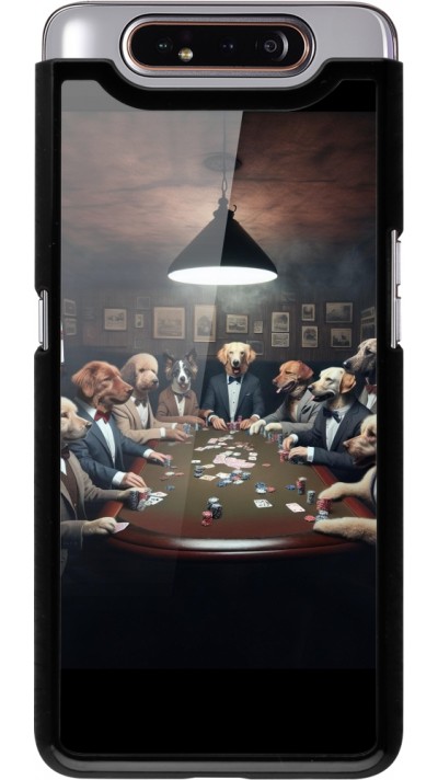 Samsung Galaxy A80 Case Hülle - Die Pokerhunde