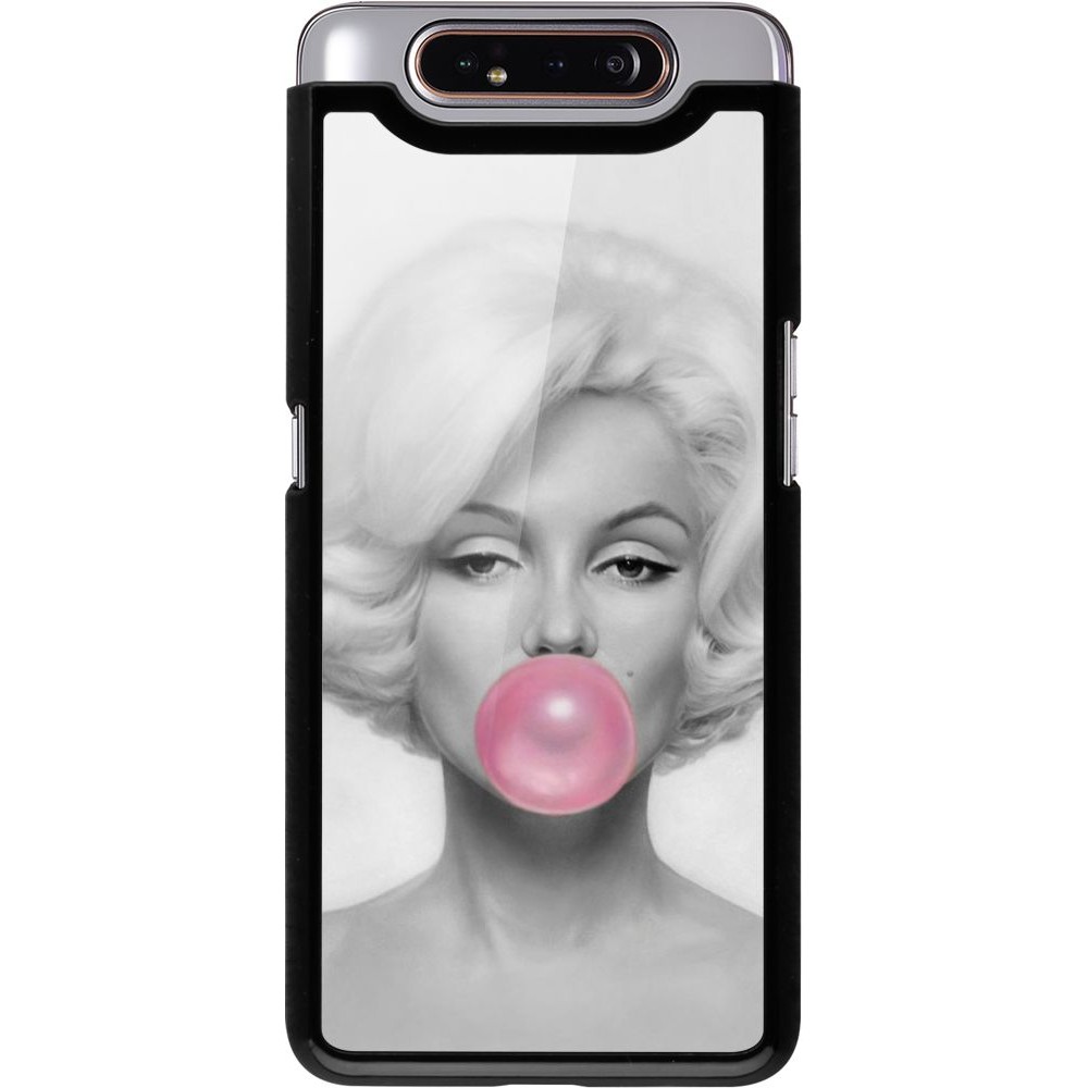 Hülle Samsung Galaxy A80 - Marilyn Bubble