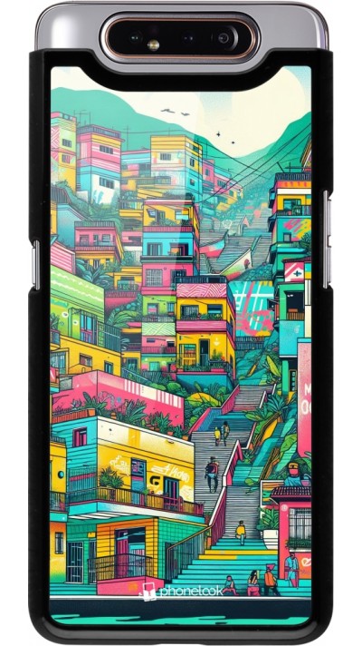 Samsung Galaxy A80 Case Hülle - Medellin Comuna 13 Kunst