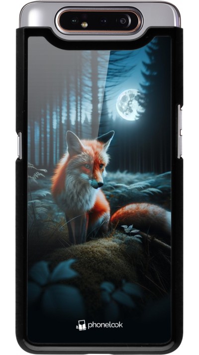 Samsung Galaxy A80 Case Hülle - Fuchs Mond Wald