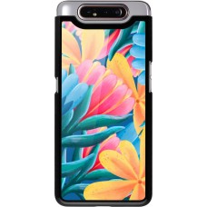 Samsung Galaxy A80 Case Hülle - Spring 23 colorful flowers