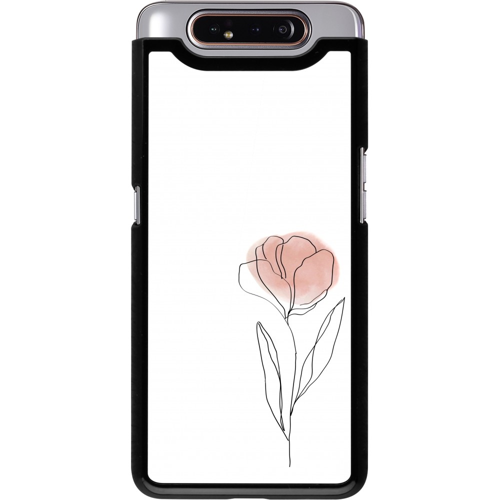 Samsung Galaxy A80 Case Hülle - Spring 23 minimalist flower