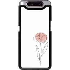 Samsung Galaxy A80 Case Hülle - Spring 23 minimalist flower