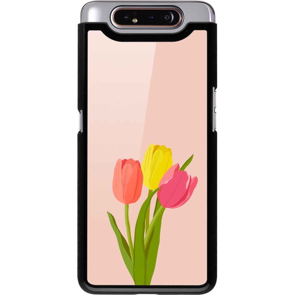 Samsung Galaxy A80 Case Hülle - Spring 23 tulip trio