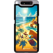 Samsung Galaxy A80 Case Hülle - Sonnenuntergang Brise