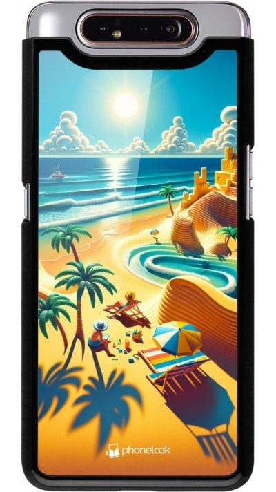 Samsung Galaxy A80 Case Hülle - Sonnenuntergang Brise