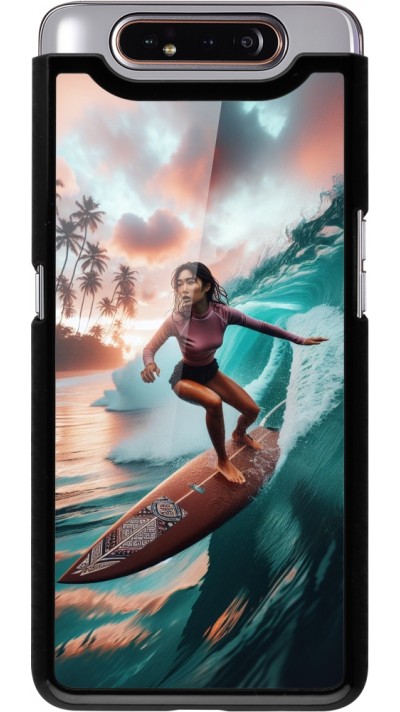 Samsung Galaxy A80 Case Hülle - Surferin aus Bali