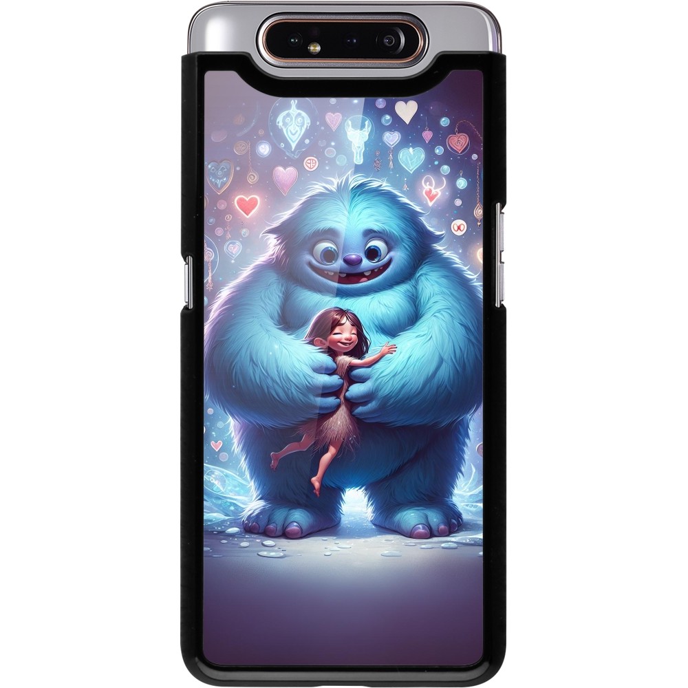 Samsung Galaxy A80 Case Hülle - Valentin 2024 Flauschige Liebe