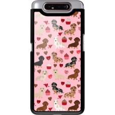 Samsung Galaxy A80 Case Hülle - Valentine 2024 puppy love