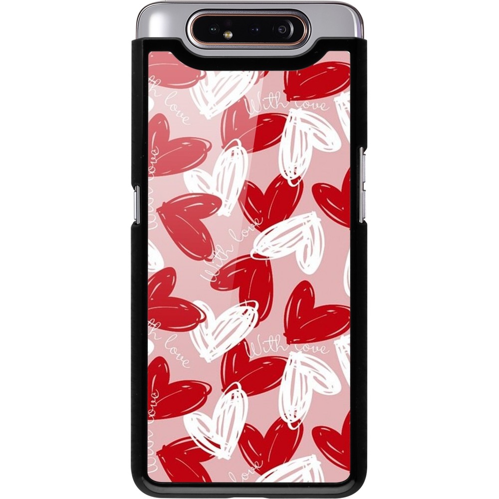 Samsung Galaxy A80 Case Hülle - Valentine 2024 with love heart