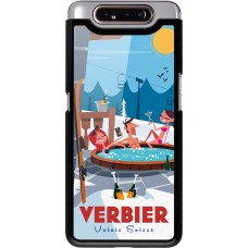 Samsung Galaxy A80 Case Hülle - Verbier Mountain Jacuzzi