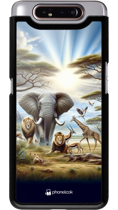 Samsung Galaxy A80 Case Hülle - Afrikanisches Wildleben