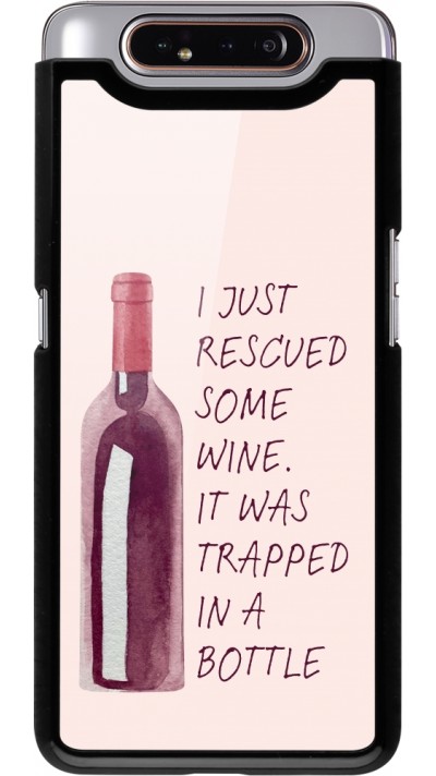 Samsung Galaxy A80 Case Hülle - I just rescued some wine