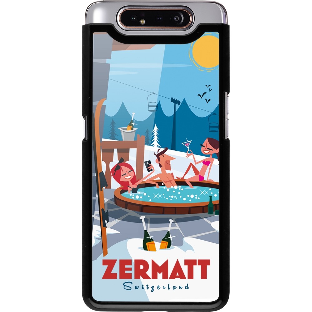 Samsung Galaxy A80 Case Hülle - Zermatt Mountain Jacuzzi