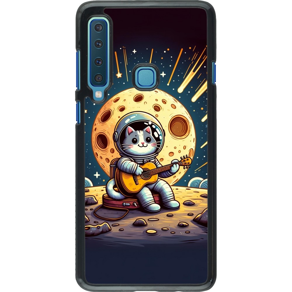 Samsung Galaxy A9 Case Hülle - AstroKatze RockMond