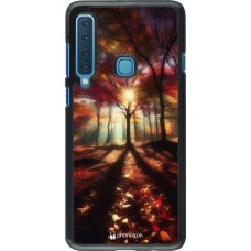 Samsung Galaxy A9 Case Hülle - Herbstlicher goldener Glanz