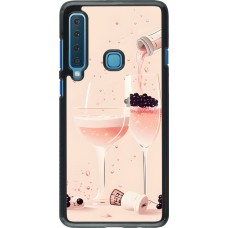 Samsung Galaxy A9 Case Hülle - Champagne Pouring Pink