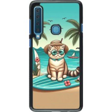 Samsung Galaxy A9 Case Hülle - Chat Surf Stil