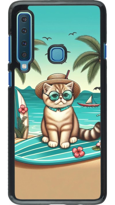 Samsung Galaxy A9 Case Hülle - Chat Surf Stil