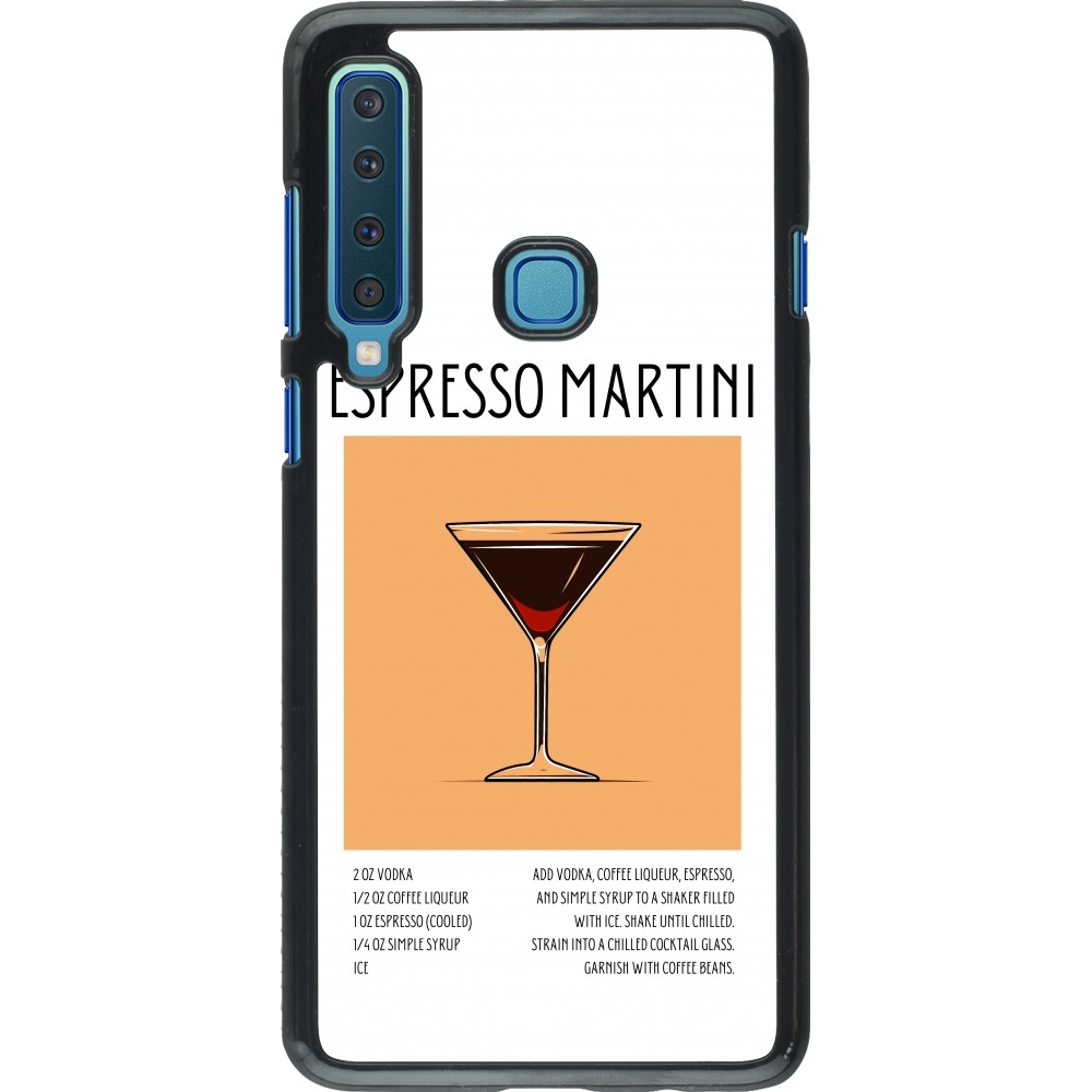 Samsung Galaxy A9 Case Hülle - Cocktail Rezept Espresso Martini