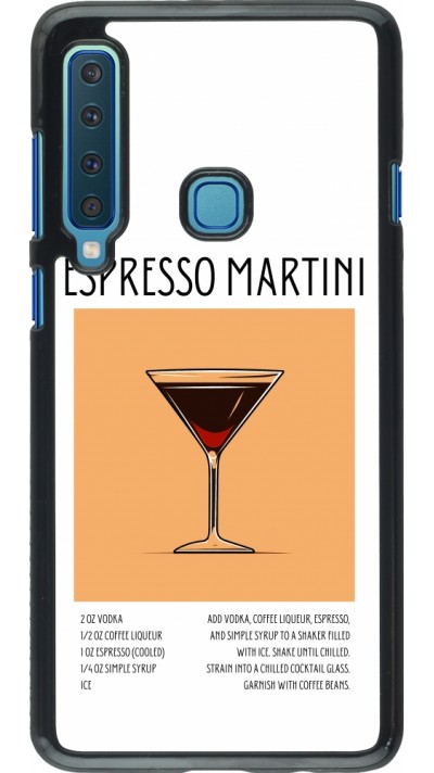 Samsung Galaxy A9 Case Hülle - Cocktail Rezept Espresso Martini