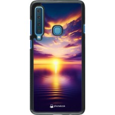 Samsung Galaxy A9 Case Hülle - Sonnenuntergang gelb violett